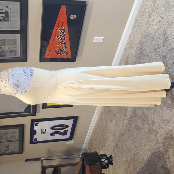 Pact organic Cotton Yellow Midi Fit and Flare w pockets - Picture 2 of 4